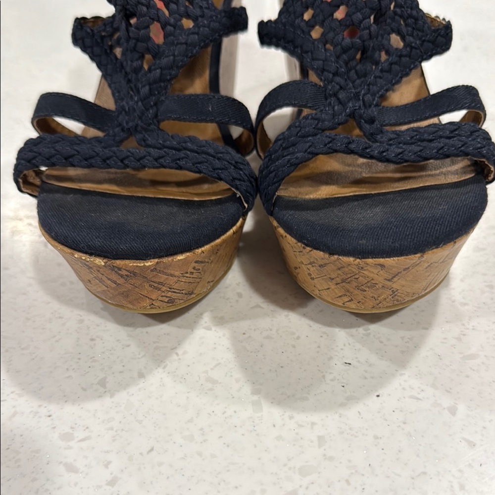 Jellypop Black High-Heeled Sandals with Intricate Cut-Out Design, 5.5, GUC - Picture 7 of 9